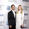 Riz Ahmed et Kate Hudson, les deux amoureux du film à la première du film L'intégriste malgré lui au festival de Tribeca à New York, le 22 avril 2013.