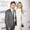 Kate Hudson et Matthew Bellamy pendant la première du film L'intégriste malgré lui au festival de Tribeca à New York, le 22 avril 2013.