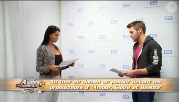 Nabilla en audition dans Les Anges de la télé-réalité 5 le mardi 23 avril 2013 sur NRJ 12