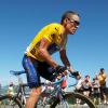 Lance Armstrong sur le Tour de France le 19 juillet 2002 sous le maillot de l'US Postal