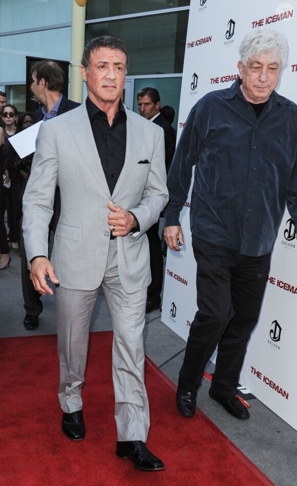 Sylvester Stallone arrive à la première de The Iceman aux Arclight Cinemas à Hollywood, le 22 avril 2013.