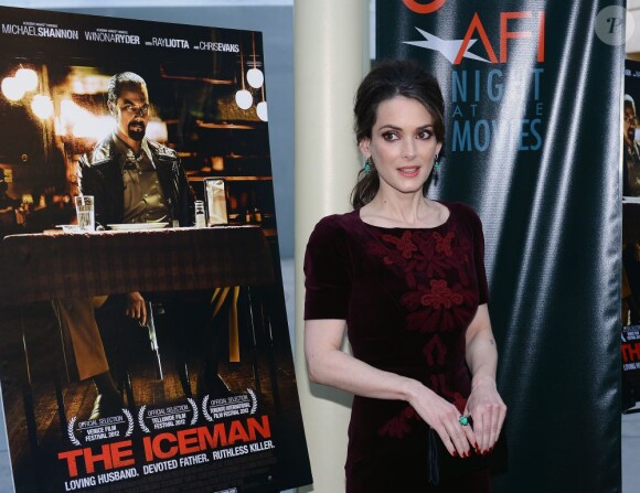 Winona Ryder pendant la première de The Iceman aux Arclight Cinemas à Hollywood, le 22 avril 2013.