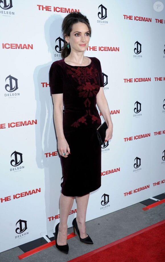 Winona Ryder arrive à la première de The Iceman aux Arclight Cinemas à Hollywood, le 22 avril 2013.