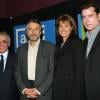 Martin Scorsese, Robert de Niro, Lorraine Bracco et Ray Liotta en 2002 lors de la ressortie des Affranchis