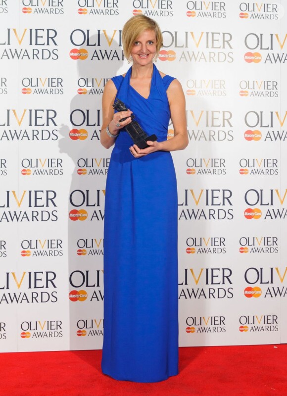 Marianne Elliott, metteur en scène, lors de la soirée des Laurence Olivier Awards, récompenses britanniques du théâtre, à Londres le 28 avril 2013