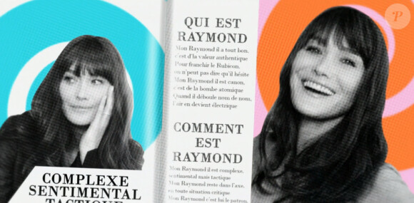 Clip du titre "Mon Raymond" de Carla Bruni. L'ex-première dame joue de son image dans la vidéo. Avril 2013.