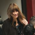 Carla Bruni sur le tournage du clip "Mon Raymond" le 27 mars à Paris.