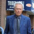 Clint Eastwood à New York dans le quartier de Tribeca le 27 avril 2013 : il ne porte pas d'alliance