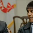 Barack Obama a affiché une nouvelle coiffure lors du dîner des correspondants de la Maison blanche qui a eu lieu samedi 27 avril à Washington.