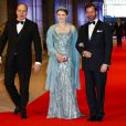 Prince Albert de Monaco, le duc Guillaume et la duchesse Stephanie de Luxembourg - Diner de gala pour l'intronisation du roi Willem-Alexander des Pays-Bas a Amsterdam le 29 avril 2013.  Dinner with members of the royal family and guests at the Rijksmuseum in Amsterdam, The Netherlands, on Monday night, April 29, 2013.29/04/2013 - AMSTERDAM