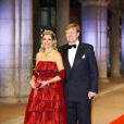 Prince Willem-Alexander et Princesse Maxima des Pays-Bas - Diner de gala pour l'intronisation du roi Willem-Alexander des Pays-Bas a Amsterdam le 29 avril 2013.  Dinner with members of the royal family and guests at the Rijksmuseum in Amsterdam, The Netherlands, on Monday night, April 29, 2013.29/04/2013 - AMSTERDAM
