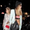 Cara Delevingne et Rita Ora se rendent à une soirée d'anniversaire au club The Box à Londres, le 30 avril 2013.