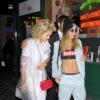 Cara Delevingne et Rita Ora se rendent à une soirée au club The Box à Londres, le 30 avril 2013.