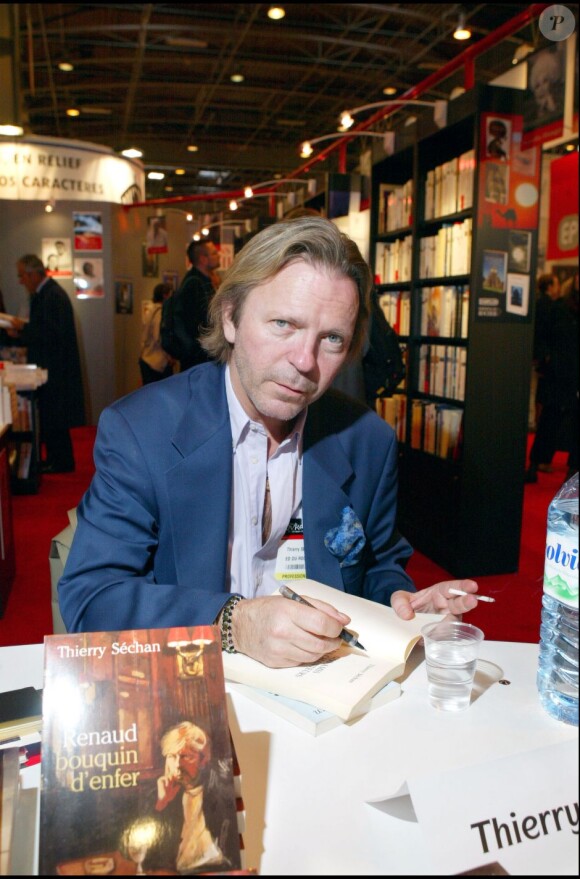 Thierry Séchan, le 23 mars 2004 lors du Salon du livre de Paris