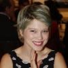 Léa Seydoux à Paris le 13 avril 2012.
