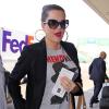 Khloe Kardashian était aussi à l'aéroport de Los Angeles afin de se rendre à Houston. Photo prise le 3 mai 2013.