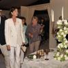 La princesse Caroline de Hanovre et le prince Albert de Monaco assistent à la 46e exposition du concours de bouquets de fleurs à Monaco le 4 mai 2013.
