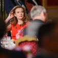 Valérie Trierweiler lors d'un dîner d'Etat à l'Elysee en l'honneur du président polonais Bronislaw Komorowski, le 7 mai 2013.