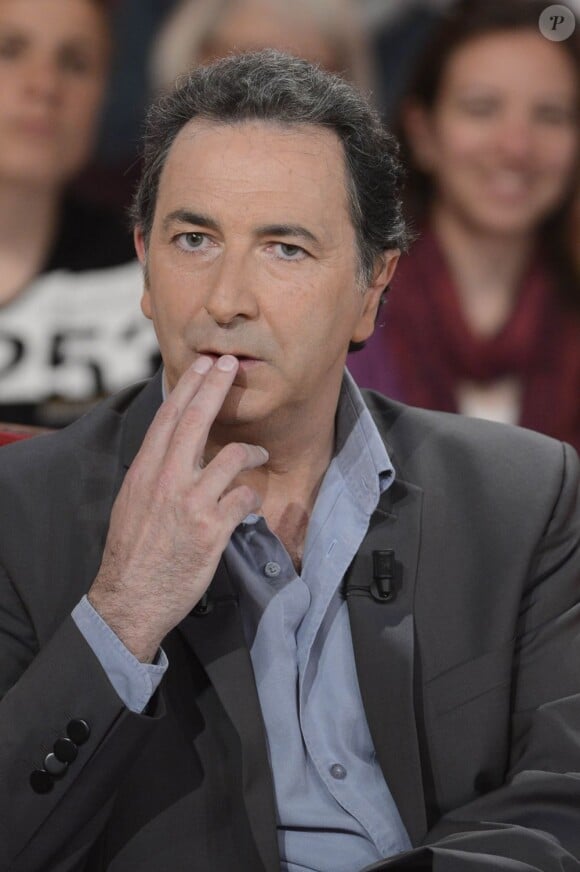 François Morel - Enregistrement de l'émission "Vivement Dimanche" consacrée à François Morel le 7 mai 2013 à Paris. Diffusion le 12 mai 2013 sur France 2.