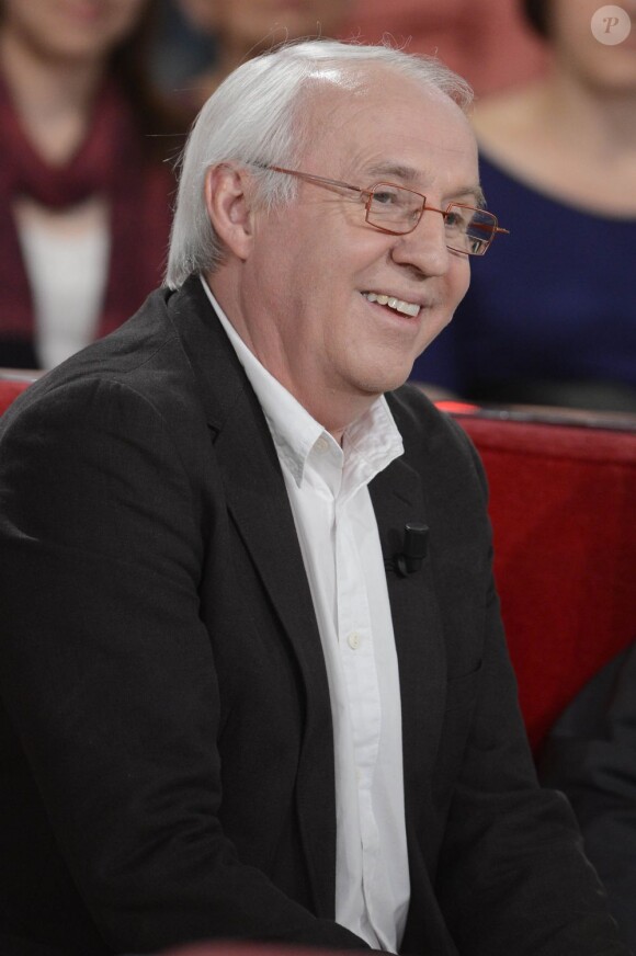 Olivier Saladin - Enregistrement de l'émission "Vivement Dimanche" consacrée à François Morel le 7 mai 2013 à Paris. Diffusion le 12 mai 2013 sur France 2.