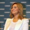 Demi Lovato, honorée lors d'une conférence de presse pour la 8e cérémonie annuelle du National Children's Mental Health Awareness Day à Washington, le 7 mai 2013.