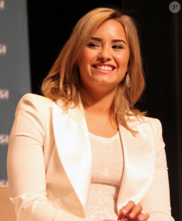 La jolie Demi Lovato lors d'une conférence de presse pour la 8e cérémonie annuelle du National Children's Mental Health Awareness Day à Washington, le 7 mai 2013.