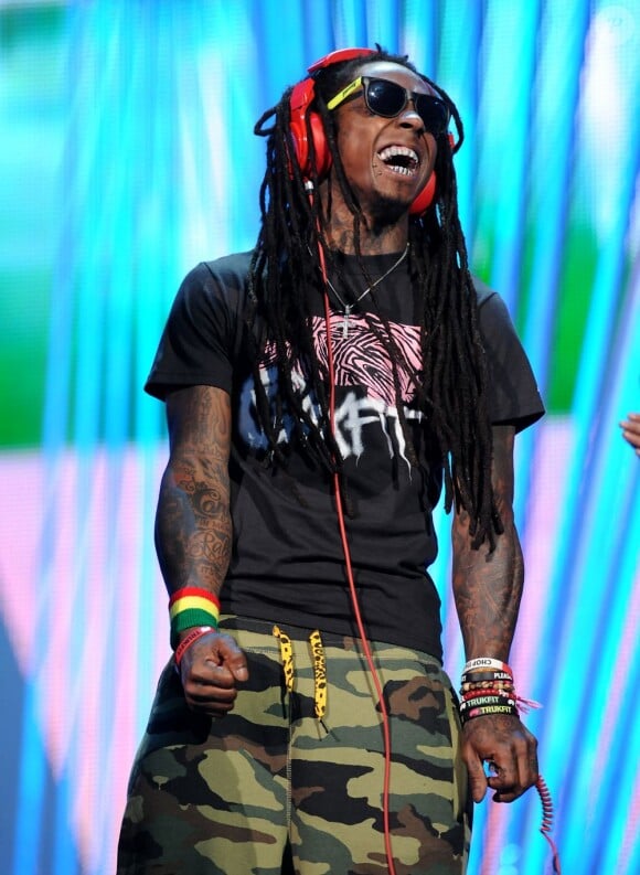 Lil Wayne lors des MTV Video Music Awards à Los Angeles. Septembre 2012.