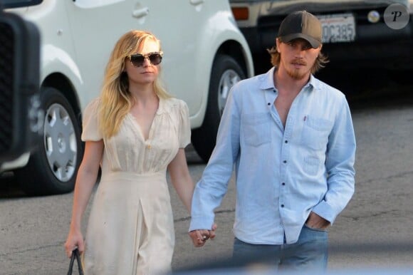 Kirsten Dunst et Garrett Hedlund à Los Angeles, le 10 mai 2013.
