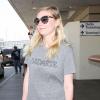 Kirsten Dunst arrive à Los Angeles le 10 Mai 2013.