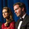La Princesse Madeleine de Suède et Chris O'Neill lors du dîner de gala pour le 375e anniversaire de la fondation de la Nouvelle-Suède à Wilmington le 11 mai 2013.