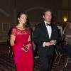 Madeleine de Suède et Chris O'Neill arrivent au dîner de gala pour le 375e anniversaire de la fondation de la Nouvelle-Suède à Wilmington le 11 mai 2013.