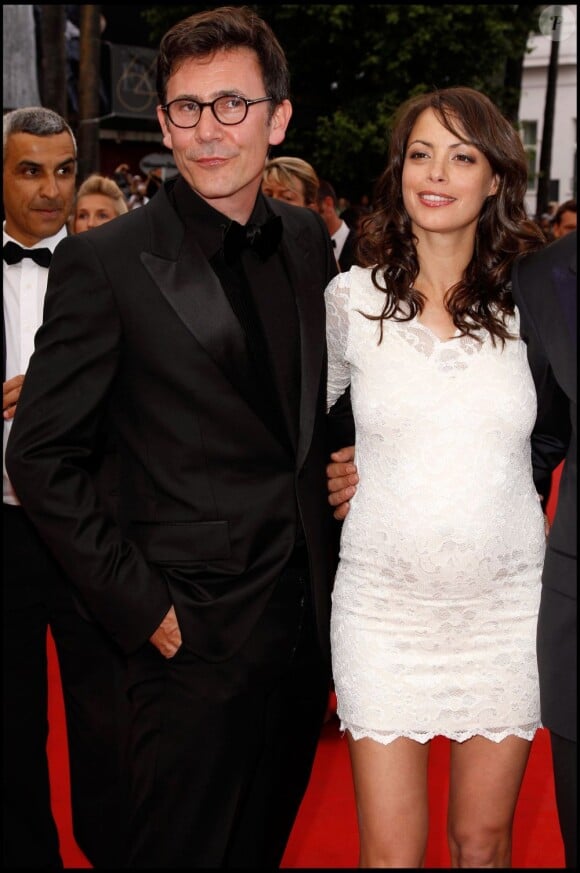 Michel Hazanavicius et sa compagne enceinte au Festival de Cannes 2011.