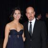 Morena Baccarin et son mari Austin Chick lors du dîner des correspondants de presse à la Maison Blanche, le 27 avril 2013 à Washington
