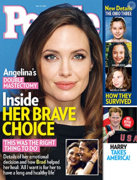 Après sa double mastectomie, Angelina Jolie aurait désormais l'intention, d'après le magazine People, de se faire retirer les ovaires.