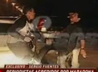 Diego Maradona : Coup de pied, jet de pierres... Il craque face aux photographes