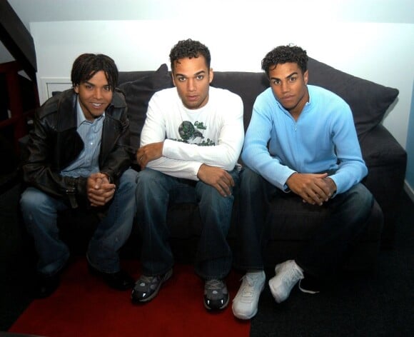 Les 3T (Taj, Taryll et TJ Jackson) aux Pays-Bas, le 2 février 2004.