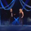Nuno Resende et Lara Fabian pour la finale de The Voice 2 le samedi 18 mai 2013 sur TF1