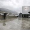 Le défilé Croisière 2014 de Christian Dior Couture, le 18 mai 2013 sur la digue Stefano Casiraghi du port de Monaco, aurait mérité une meilleure météo...