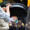 Gisele Bündchen et sa fille Vivian Brady à New York, le 17 mai 2013
