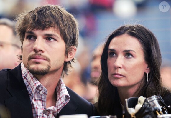 Demi Moore et Ashton Kutcher à Washington, le 19 janvier 2009.