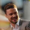 Justin Timberlake pendant l'émission Le Grand Journal à Cannes, le 20 mai 2013.