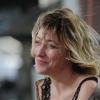 Valeria Bruni-Tedeschi émue pendant l'émission Le Grand Journal à Cannes, le 20 mai 2013.