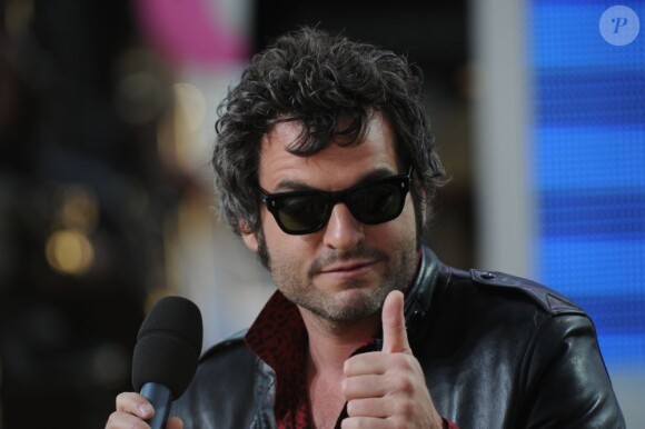 Mathieu Chedid aka M pendant l'émission Le Grand Journal à Cannes, le 20 mai 2013.