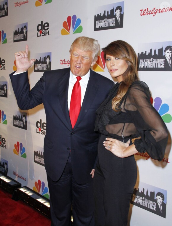 Donald Trump et son épouse Mélanie Trump à New York le 19 mai 2013.