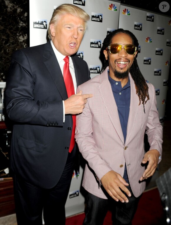 Donald Trump et Lil Jon à New York le 16 mai 2013.