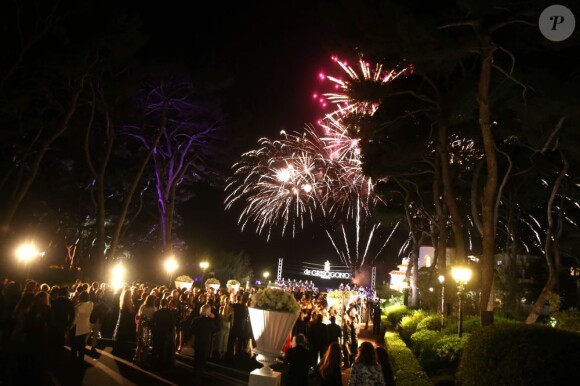 Intérieur de la soirée De Grisogono à l'Eden Roc au Cap d'Antibes lors du 66e Festival du film de Cannes. Le 21 mai 2013.