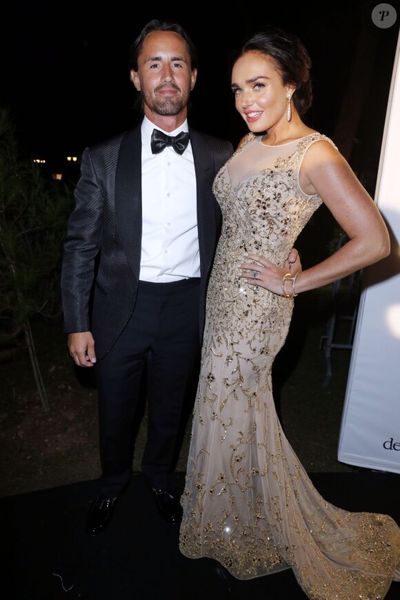 Jay Rutland et sa fiancée Tamara Ecclestone lors de la soirée de Grisogono à l'hôtel du Cap-Eden-Roc. Antibes, le 21 mai 2013.