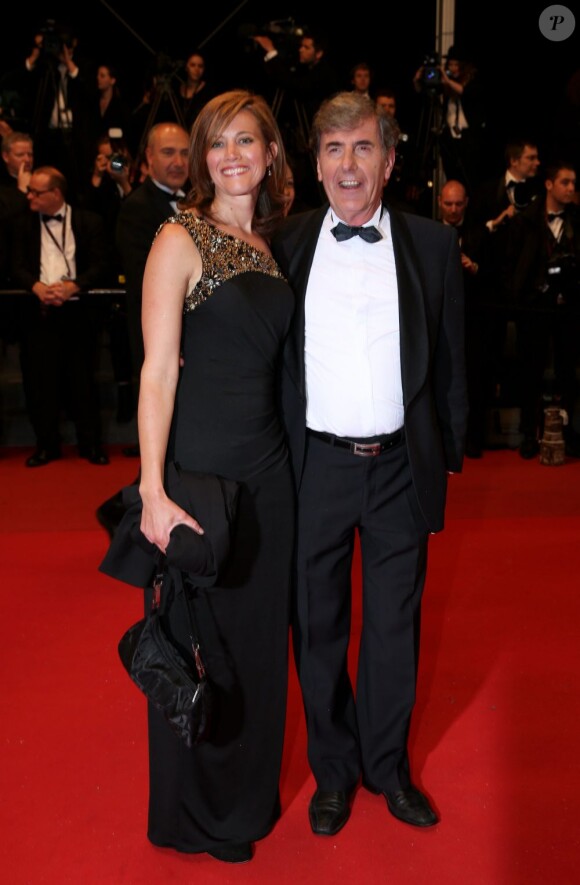 Bernard Menez lors de la montée des marches du film Only God Forgives lors du 66e Festival du film de Cannes, le 22 mai 2013