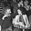 Georges Moustaki et sa femme Yannick à Paris en novembre 1972.