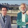 Georges Moustaki et Claude Nougaro en 1991 à Paris.